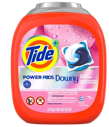 Tide PODS with Downy, Liquid Laundry Detergent Pacs, April Fresh - 1 x 3.5 Kilos